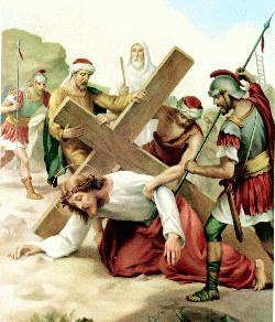Stations of the cross - Way of the cross - Jesus falls the second time