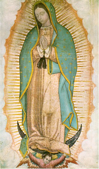 Large image or Our Lady of Guadalupe, available with CD ROM