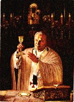Holy Eucharist, bread of life. Real PresenceTake and eat, this is my body ! 