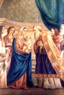 Holy Rosary Fourth Joyful Mystery - The Presentation - This child is destined to be the rising and falling of many.