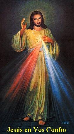 Imagen de la Divina Misericordia " Yo prometo al alma que venere esta imagen que no perecer "    +    Haz clic en la imagen para regresar