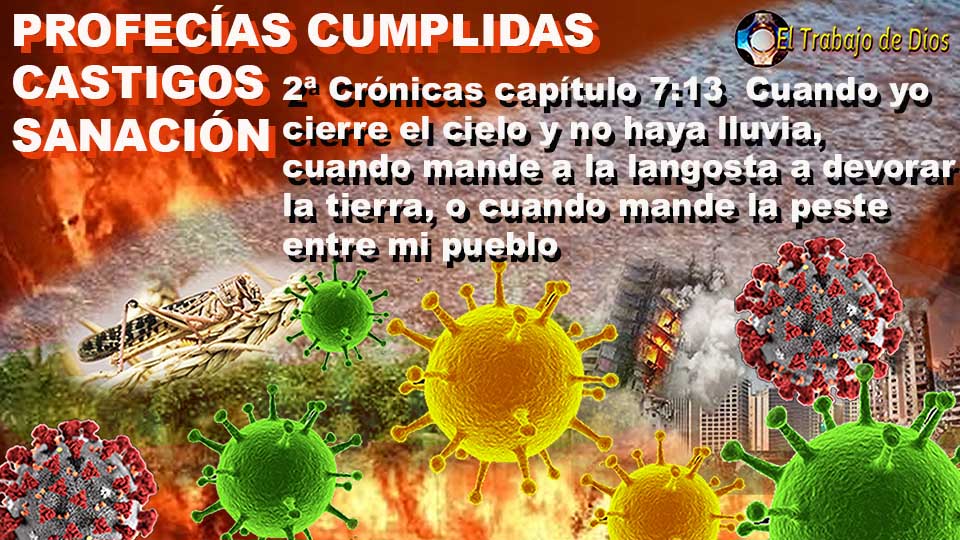 Profecas cumplidas - Coronavirus - castigos, pestes, plaga - Sanacin, cura