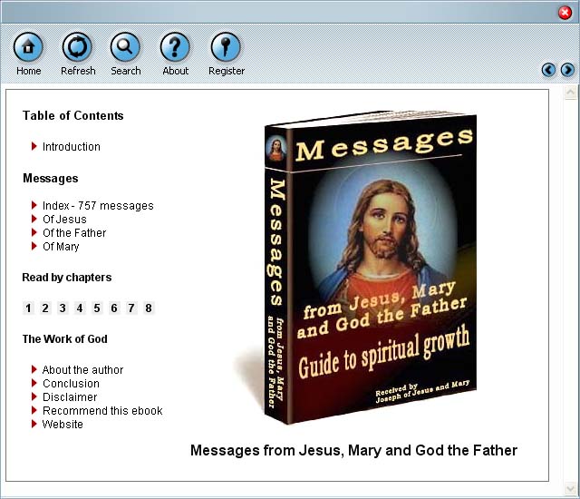 Messages from Jesus, Mary and God the Father. e-book